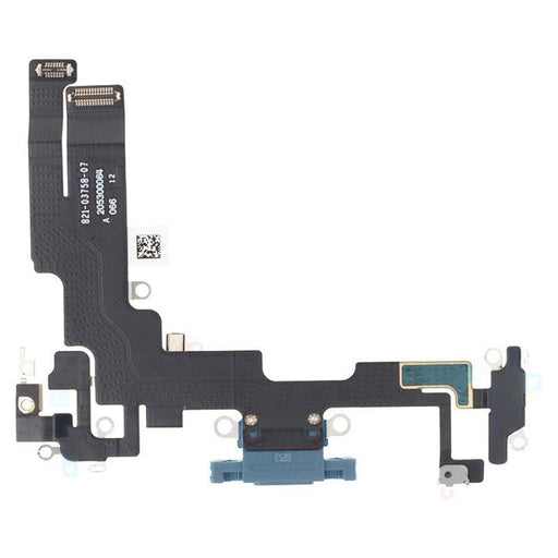 For iPhone 14 Replacement Charging Port Flex (Blue)-Repair Outlet