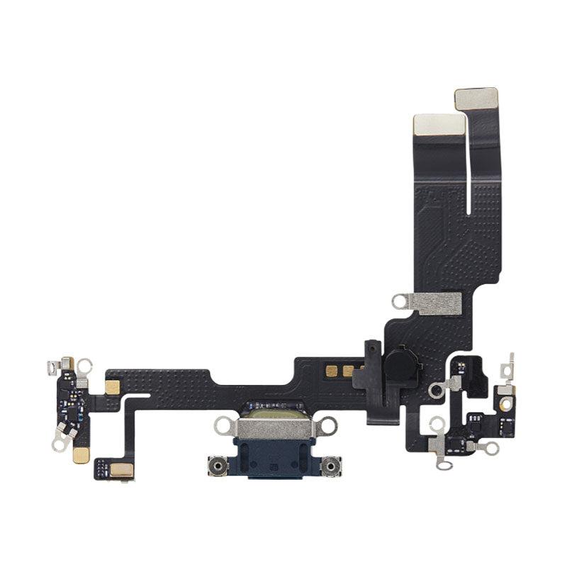 For iPhone 14 Replacement Charging Port Flex (Midnight)-Repair Outlet