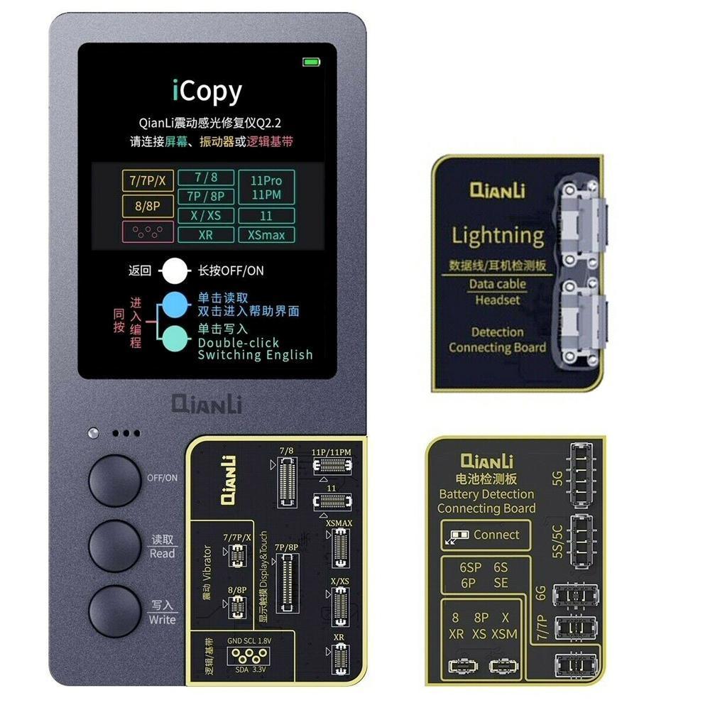 QianLi iCopy Plus V2.2 + True Tone Programmer / Data Cable / Lightning ...