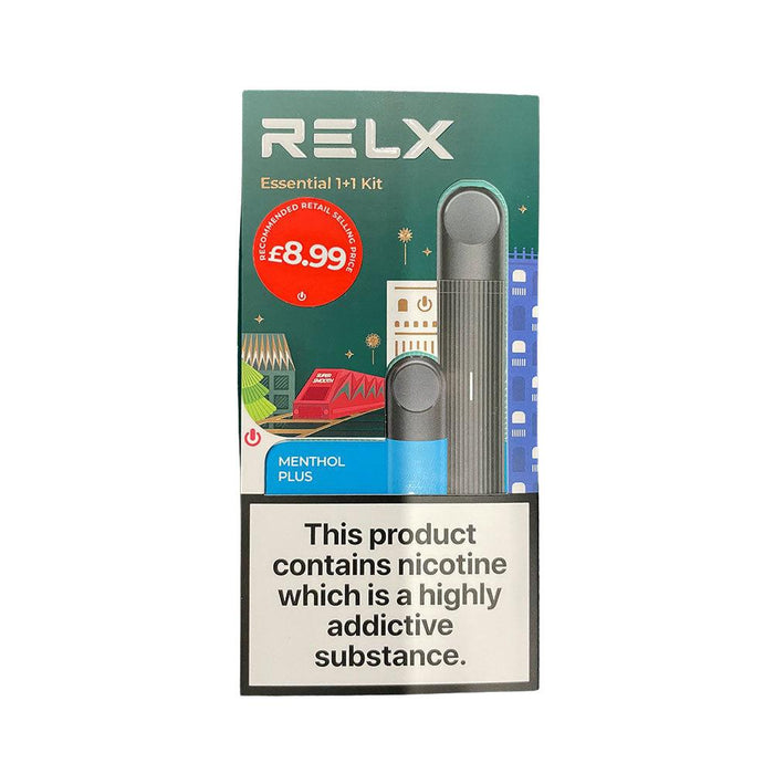 RELX Essential 1+1 Starter Kit Menthol Plus-Repair Outlet