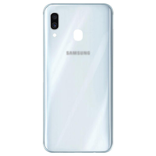 Samsung Galaxy A30 A305 Replacement Rear Battery Cover with Adhesive (White)-Repair Outlet