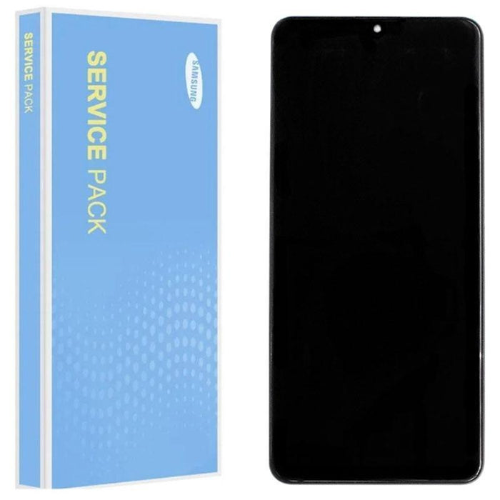 For Samsung Galaxy A32 4G A325F Service Pack Black Full Frame Touch Screen Display GH82-25611A / GH82-25612A-Repair Outlet