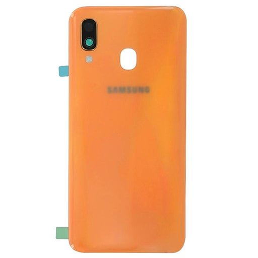Samsung Galaxy A40 A405 Replacement Rear Battery Cover with Adhesive (Orange)-Repair Outlet