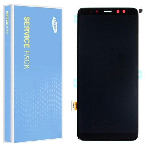 For Samsung Galaxy A8 Plus A730 Service Pack Black Touch Screen Display GH97-21535A, GH97-21534A-Repair Outlet
