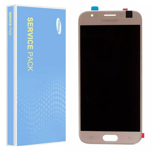 For Samsung Galaxy J3 2017 J330 Service Pack Gold Touch Screen Display GH96-10990A-Repair Outlet