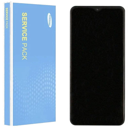Samsung Galaxy M32 M325F Service Pack Black Full Frame Touch Screen Display GH82-26193A / GH82-25981A-Repair Outlet