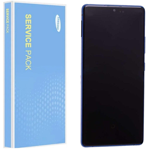 For Samsung Galaxy S10 Lite G770F Service Pack Prism Blue Full Frame Touch Screen Display GH82-21672C / GH82-21992C-Repair Outlet