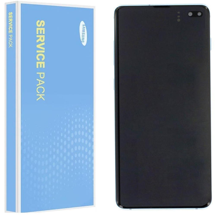 For Samsung Galaxy S10+ G975 Service Pack Prism Blue Full Frame Touch Screen Display GH82-18850E-Repair Outlet
