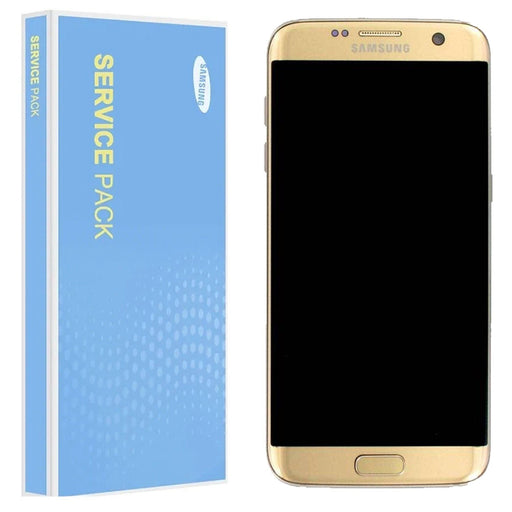 For Samsung Galaxy S7 Edge G935F Service Pack Gold Full Frame Touch Screen Display GH97-18533C/ GH97-18767C-Repair Outlet