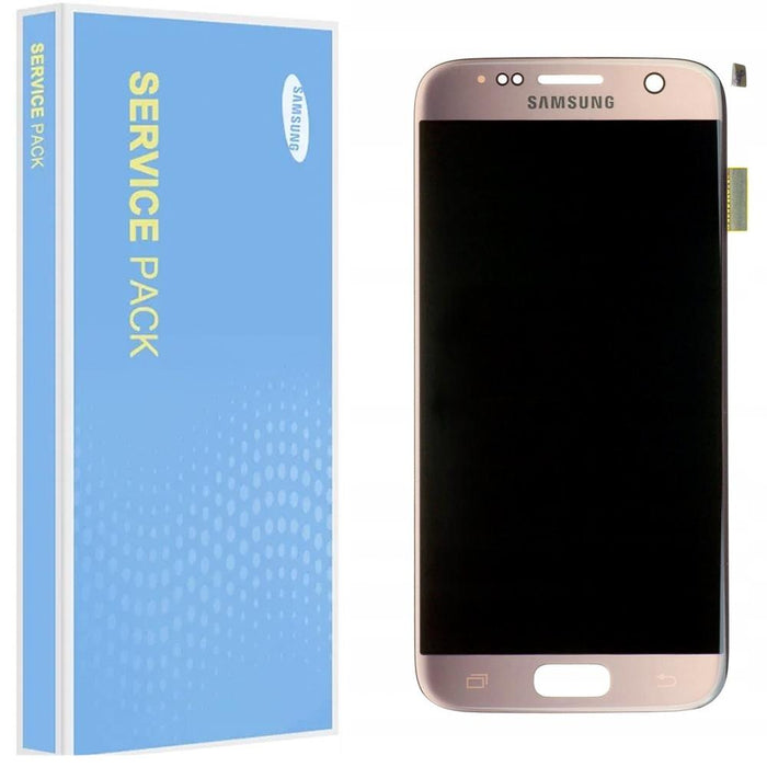 For Samsung Galaxy S7 G930 Service Pack Pink Gold Touch Screen Display GH97-18523E-Repair Outlet