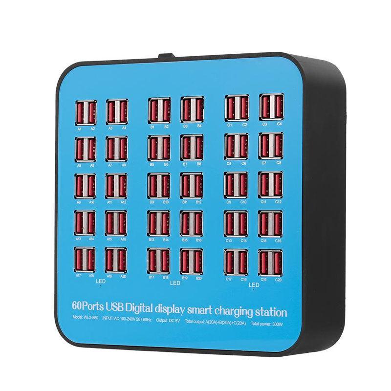 Smart Charging Station with 60 Ports USB Charging Dock-Repair Outlet