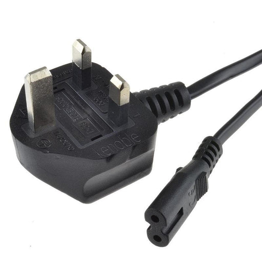 UK Plug Replacement Power Lead Cable - 2 Pin (1m)-Repair Outlet