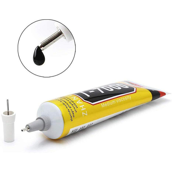 Zhanlida B-7000 Adhesive Glue with Precision Applicator Tip [110ml Clear]