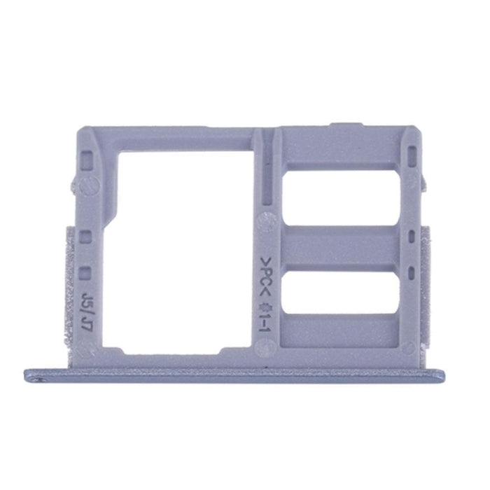 For Samsung Galaxy J7 J730 (2017) Replacement Dual Sim Card Tray (Blue)-Repair Outlet